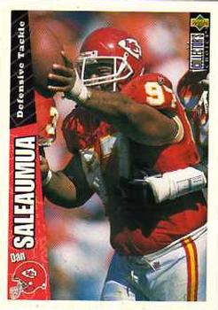 Dan Saleaumua Kansas City Chiefs 1996 Upper Deck Collector's Choice NFL #242